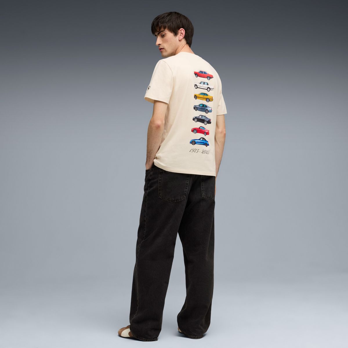 3系列車型米色T恤 